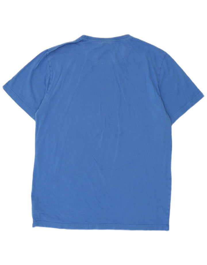 Canterbury Ανδρικό γραφικό T-Shirt Top μεγάλο μπλε βαμβακερό