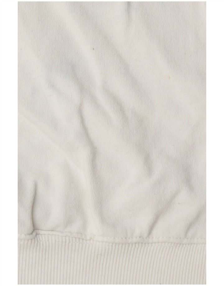 Γραφικό ανδρικό φούτερ Tommy Hilfiger Jumper Μικρό λευκό βαμβακερό