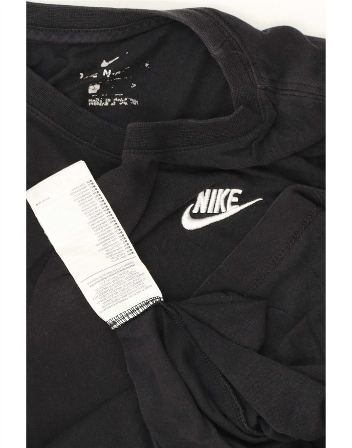 Ανδρικό μπλουζάκι Nike, μικρό μαύρο βαμβακερό