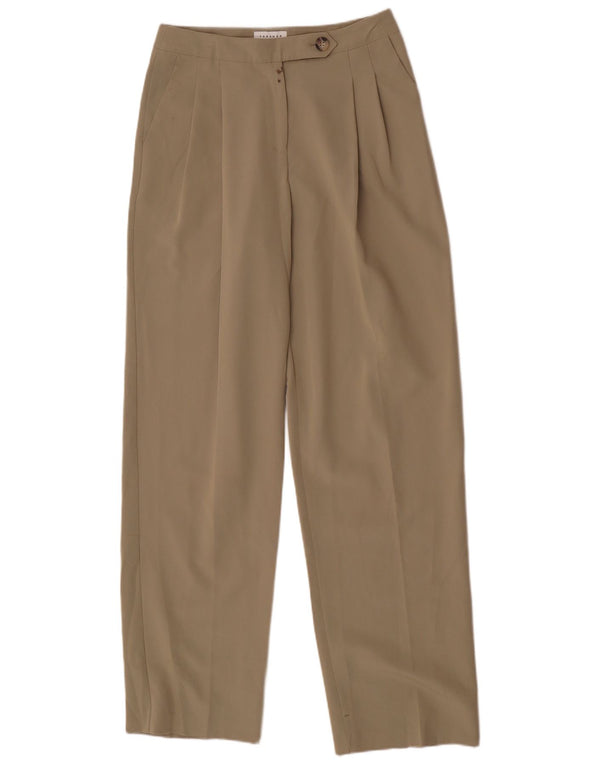 Topshop γυναικείο παντελόνι casual UK 8 Small W26 L31 Beige Polyester