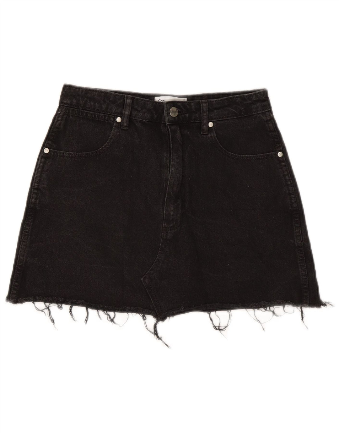 Γυναικεία Μίνι Τζιν Φούστα Wrangler US 9 Medium W27 Μαύρη βαμβακερή