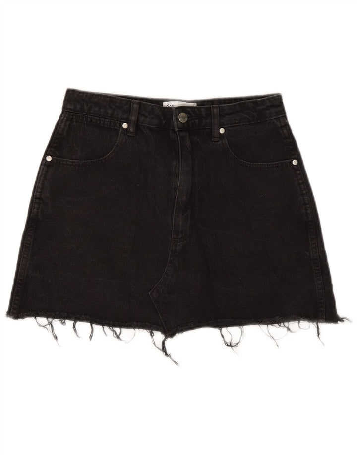 Γυναικεία Μίνι Τζιν Φούστα Wrangler US 9 Medium W27 Μαύρη βαμβακερή