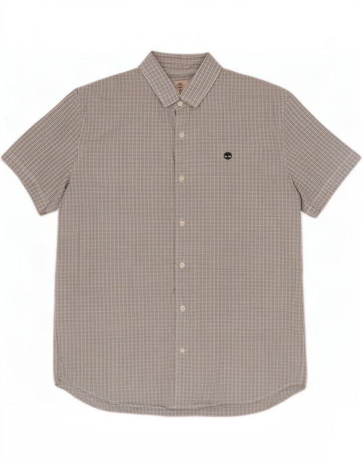 Ανδρικό πουκάμισο Timberland Slim Fit 2XL Grey Check