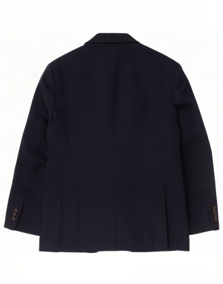 Marks & Spencer Ανδρικό σακάκι με 2 κουμπιά UK 44 XL Navy Blue Cotton