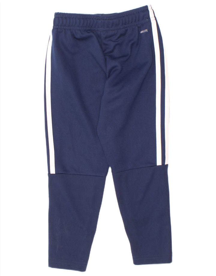 Παντελόνι αθλητικής φόρμας Adidas Boys Climalite 3-4 ετών Navy Blue Polyester