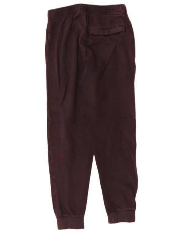 Nike γυναικεία αθλητική φόρμα παντελόνια Joggers UK 10 Small Maroon Cotton Sports