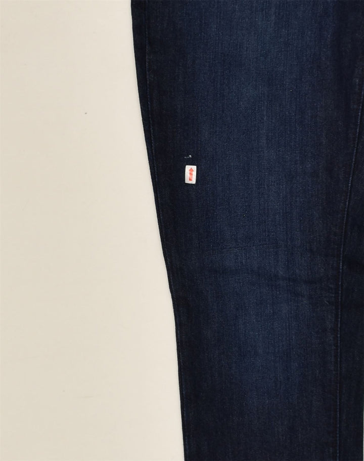 VOLCOM Womens High Waist Skinny Jeans US 9 Medium W29 L35 Navy Blue Cotton | Vintage Volcom | Thrift | Second-Hand Volcom | Used Clothing | Messina Hembry 