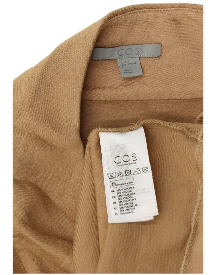 Cos Γυναικείο τοπ μακρυμάνικο UK 14 Medium Beige Πολυεστέρας