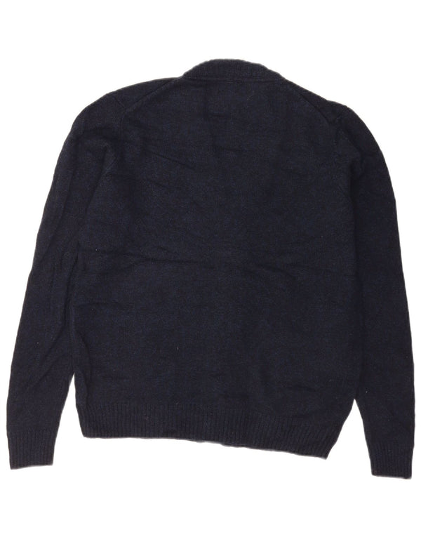 Ανδρικό πουλόβερ ζακέτα Marks & Spencer Small Navy Blue