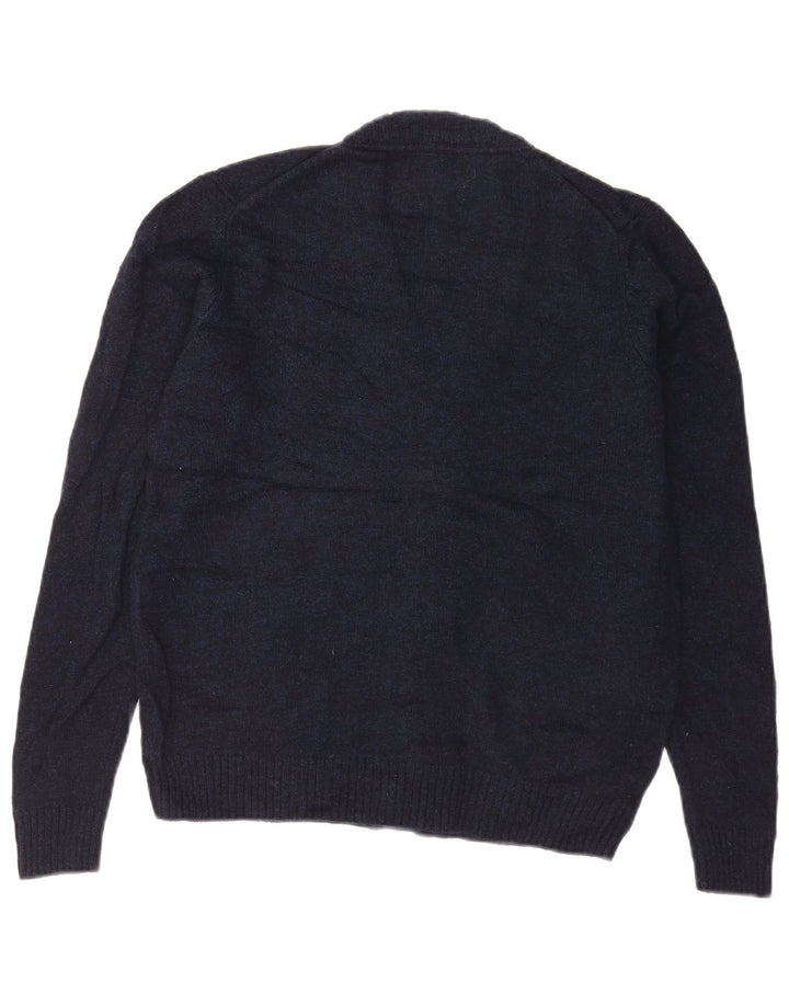 Ανδρικό πουλόβερ ζακέτα Marks & Spencer Small Navy Blue