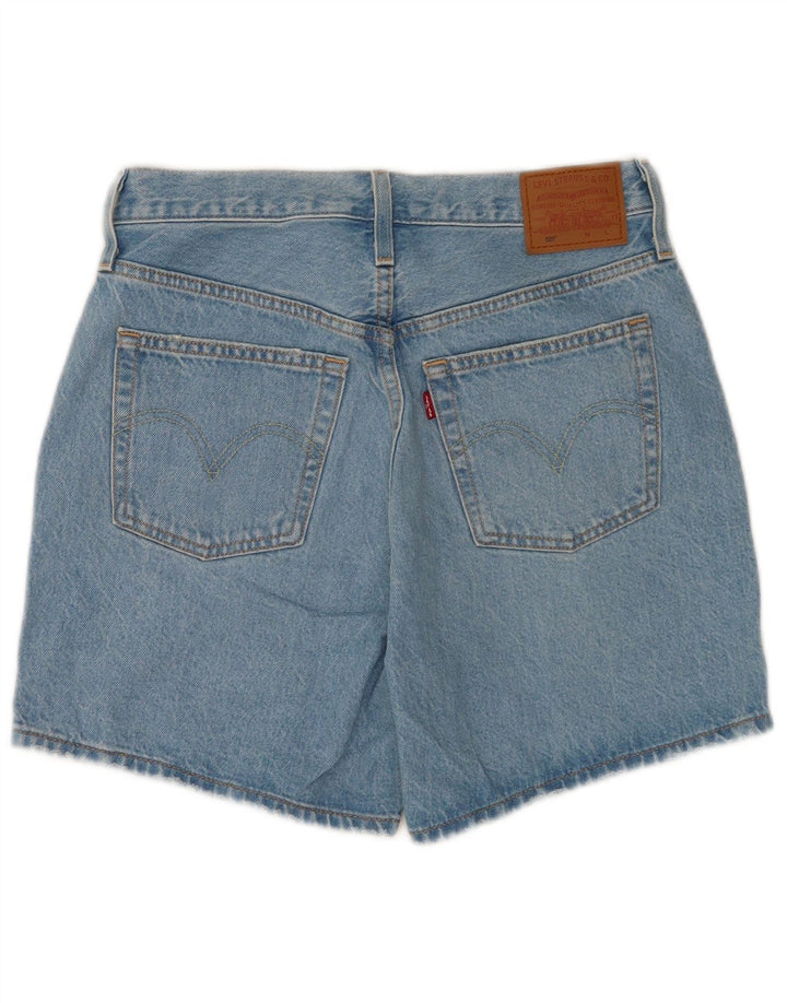 Γυναικείο σορτς Levi's 501 τζιν W28 μεσαίο μπλε βαμβακερό
