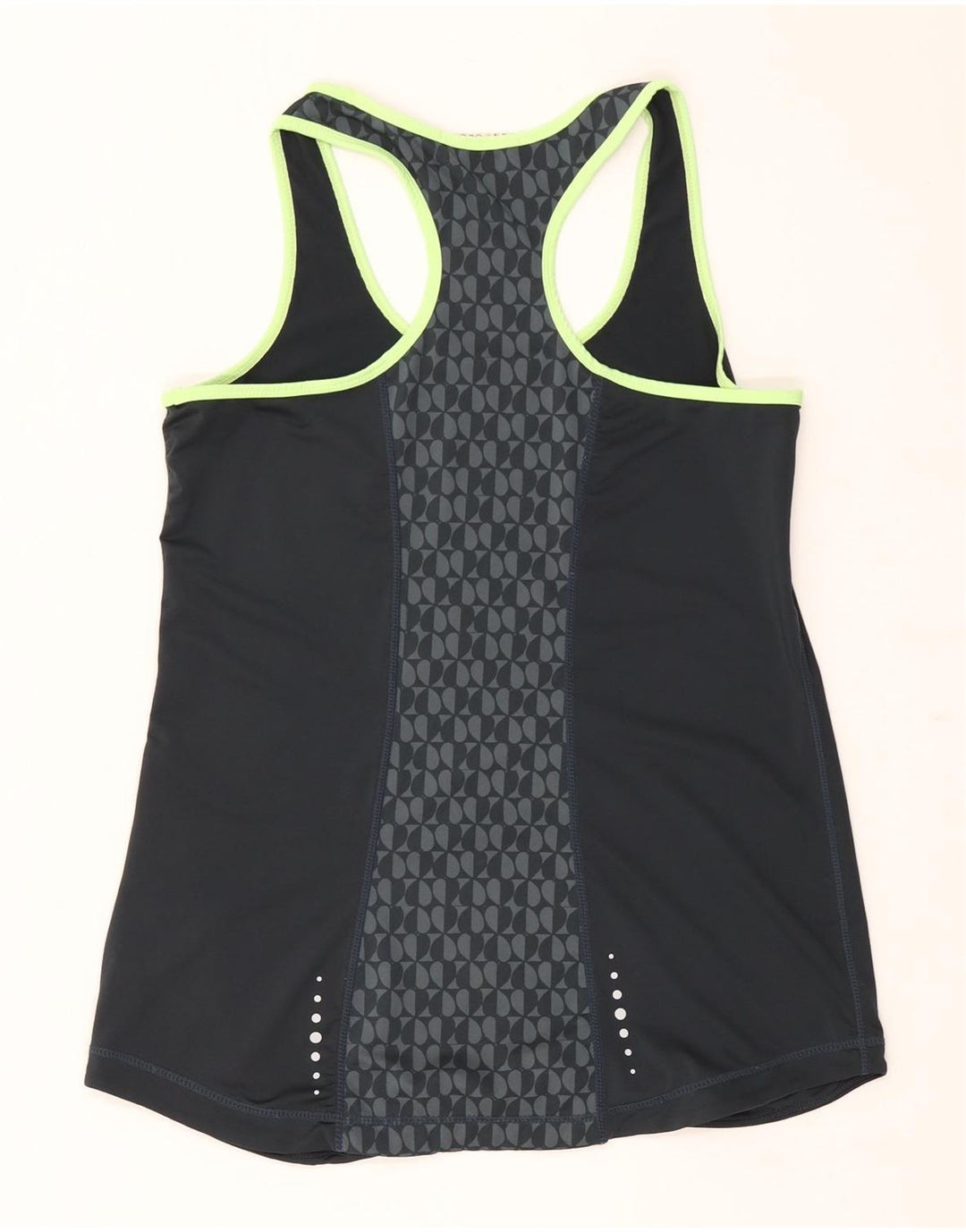 Γυναικείο γραφικό γιλέκο Elle Sport Top UK 12 Μεσαίου Γκρι Γεωμετρικός Πολυεστέρας