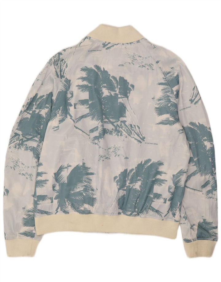 Ανδρικό G-Star Graphic Bomber Jacket UK 44 2XL Blue Floral Polyester
