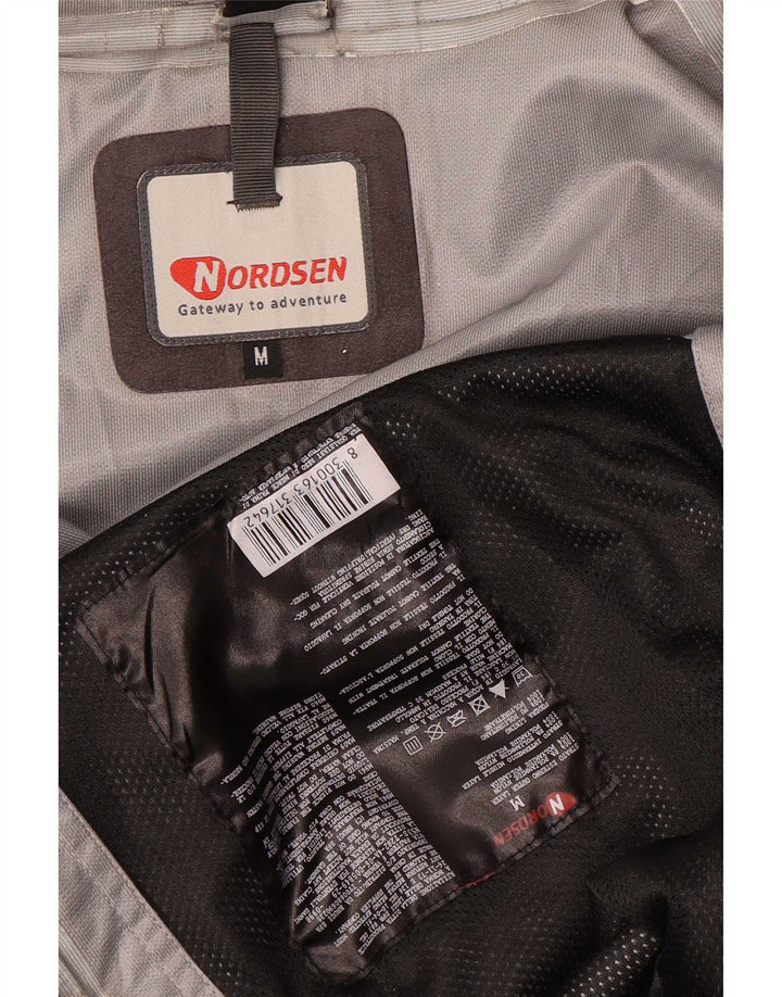 Nordsen Ανδρικό μπουφάν βροχής με κουκούλα UK 38 Medium Black Colorblock Nylon