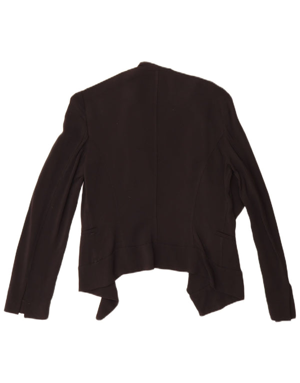 Zara Γυναικείο Open Blazer Jacket UK 10 Small Black