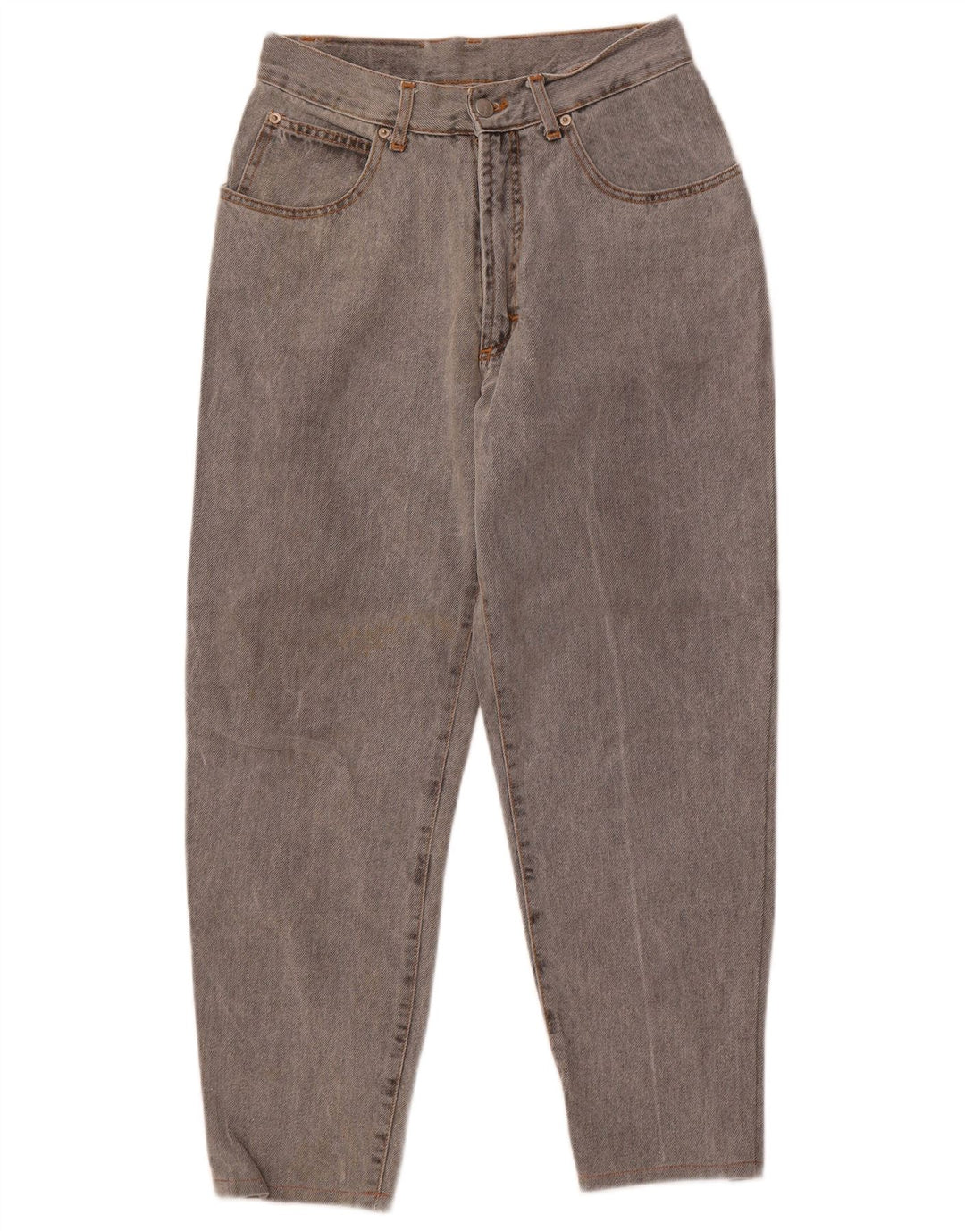 OFFSHORE Γυναικείο Ψηλόμεσο Τζιν Crop W31 L26 Γκρι βαμβακερό