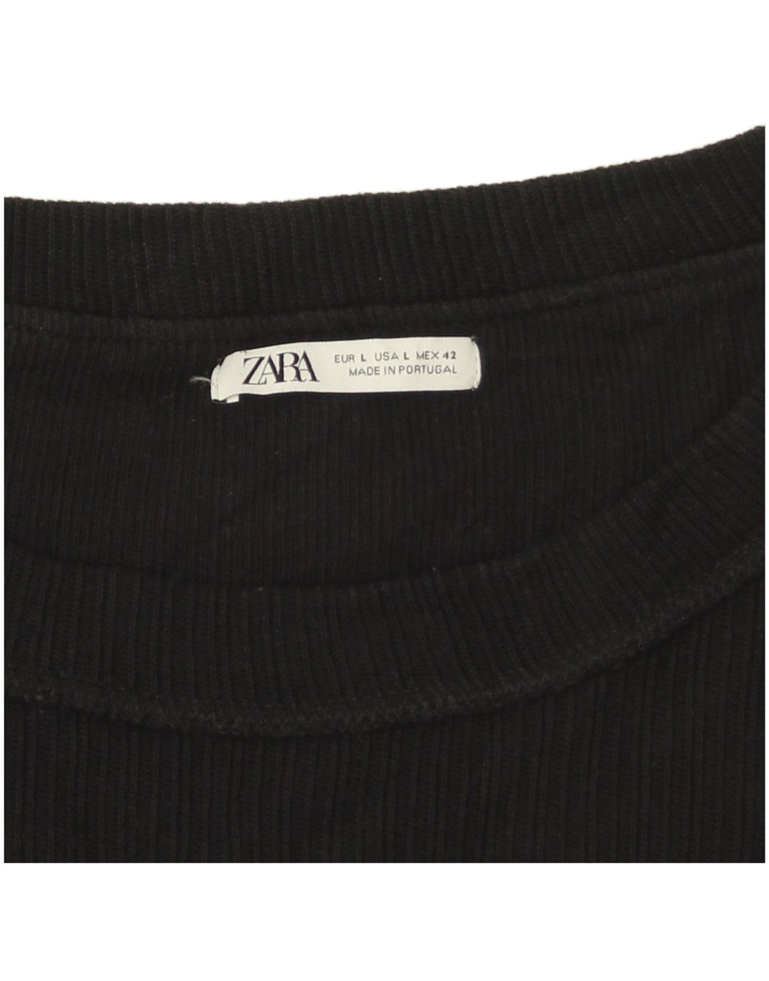 Ανδρικό γραφικό T-Shirt Zara Top Large Μαύρο