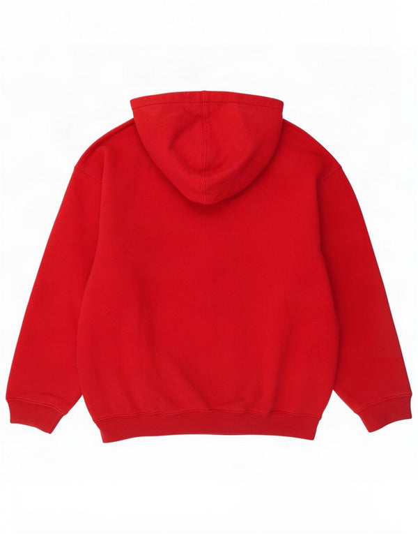 Gap Boys Graphic Hoodie Jumper 9-10 Years Large Red Cotton