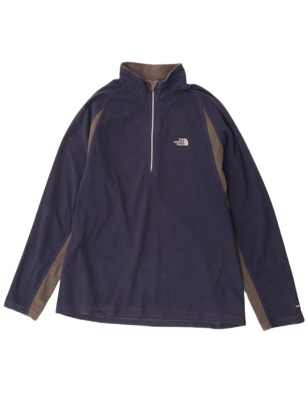 The North Face Ανδρικό φερμουάρ Fleece Jumper XL Navy Blue Colourblock