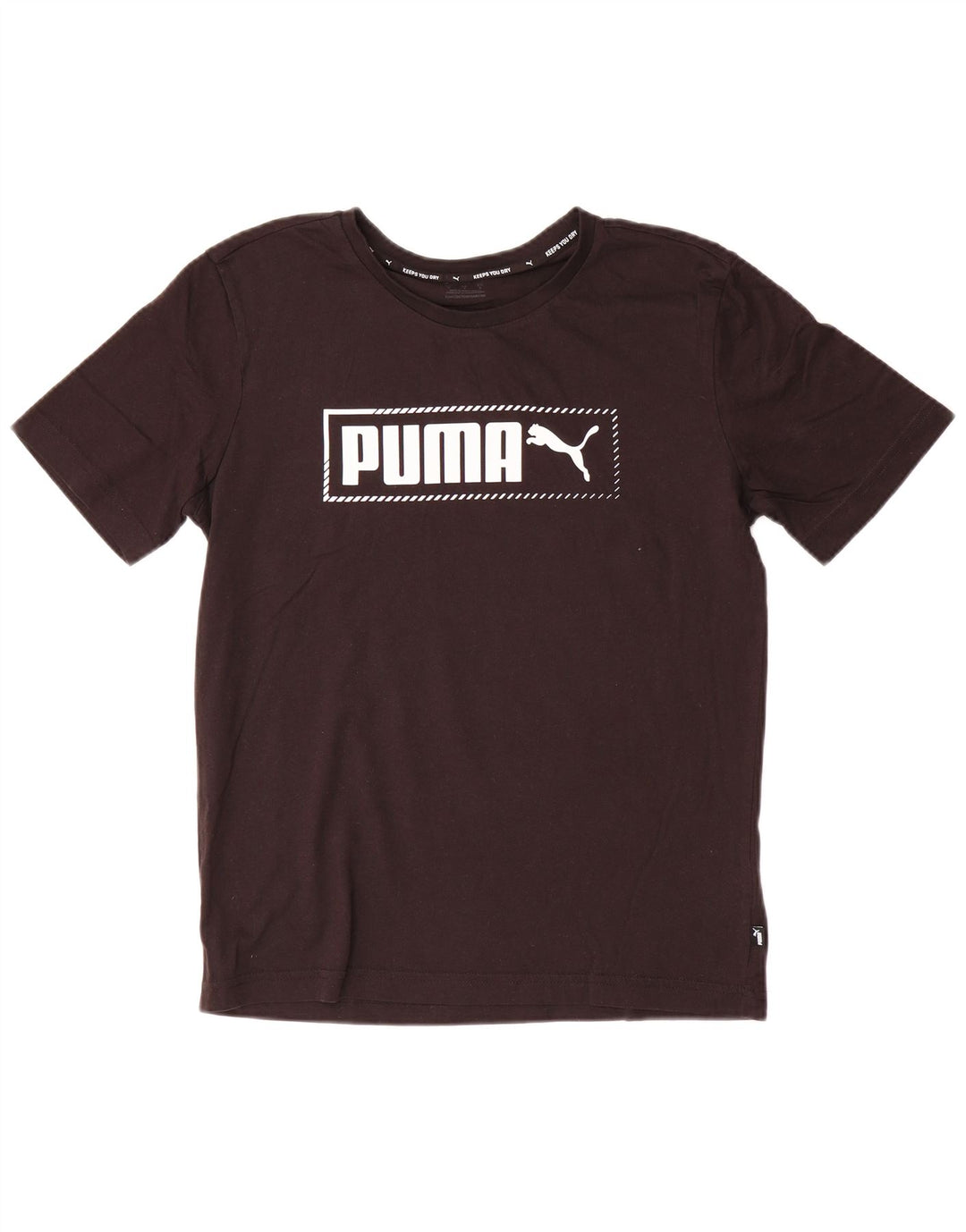Ανδρικό γραφικό μπλουζάκι Puma, μικρό μαύρο βαμβακερό