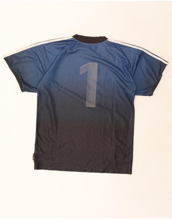 Ανδρικό γραφικό T-Shirt Adidas Top Small Blue Colourblock