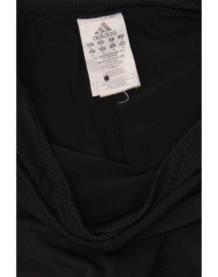 Γυναικεία αθλητική φόρμα Adidas Παντελόνι UK 10 Small Black Polyamide