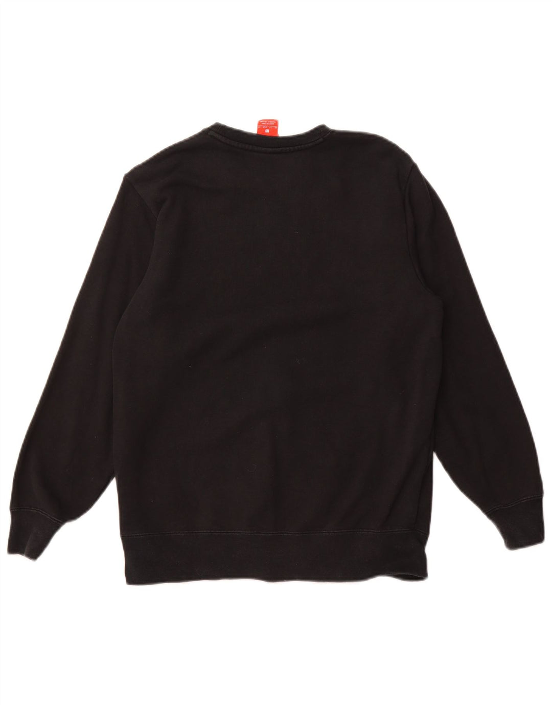 Γυναικείο γραφικό φούτερ μεγάλου μεγέθους NIKE UK 6 XS μαύρο βαμβακερό