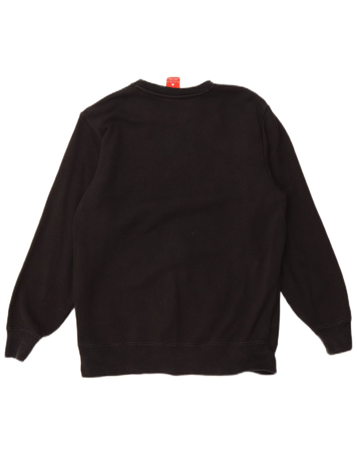 Γυναικείο γραφικό φούτερ μεγάλου μεγέθους NIKE UK 6 XS μαύρο βαμβακερό