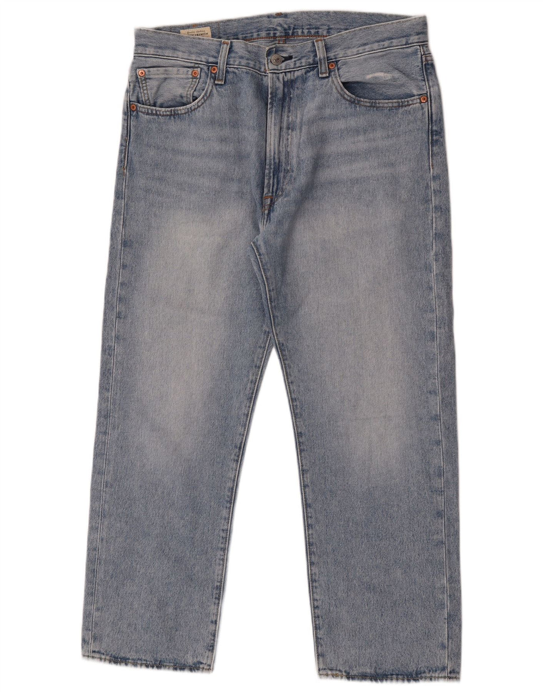 LEVI'S Ανδρικό τζιν 551 ίσιο W33 L27 Μπλε βαμβακερό