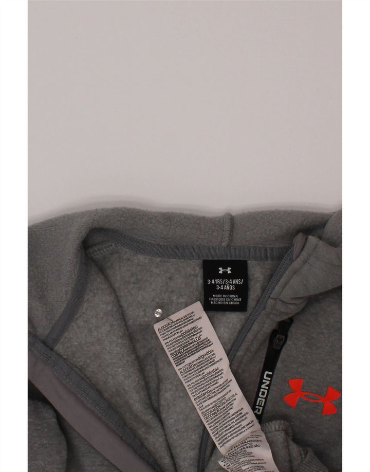 Πουλόβερ UNDER Armour Boys Zip Hoodie 3-4 ετών Γκρι