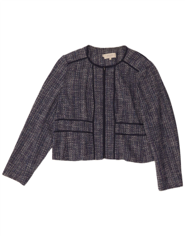 Hobbs Γυναικείο σακάκι σακάκι UK 18 XL Navy Blue Flecked