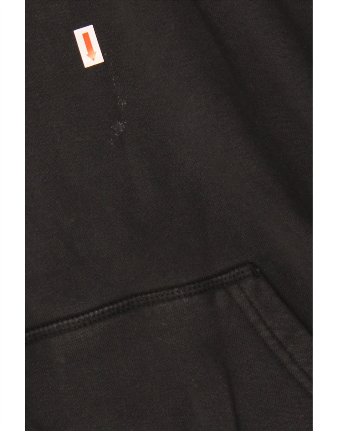 ADIDAS Γυναικεία γραφικά υπερμεγέθη κουκούλα UK 12 μεσαίο μαύρο βαμβακερό