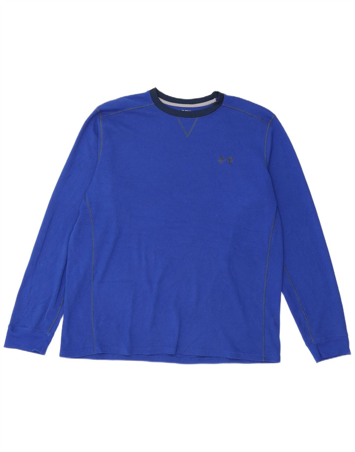Under Armour Ανδρικό Cold Gear Μακρυμάνικο 2XL Μπλε Πολυεστέρας