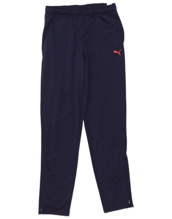 Puma Boys αθλητική φόρμα παντελόνι 15-16 ετών Navy Blue Polyester