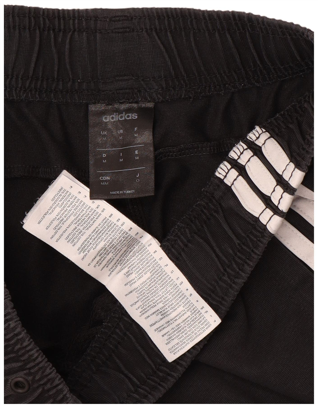 Ανδρικό αθλητικό σορτς Adidas, μεσαίο μαύρο βαμβακερό
