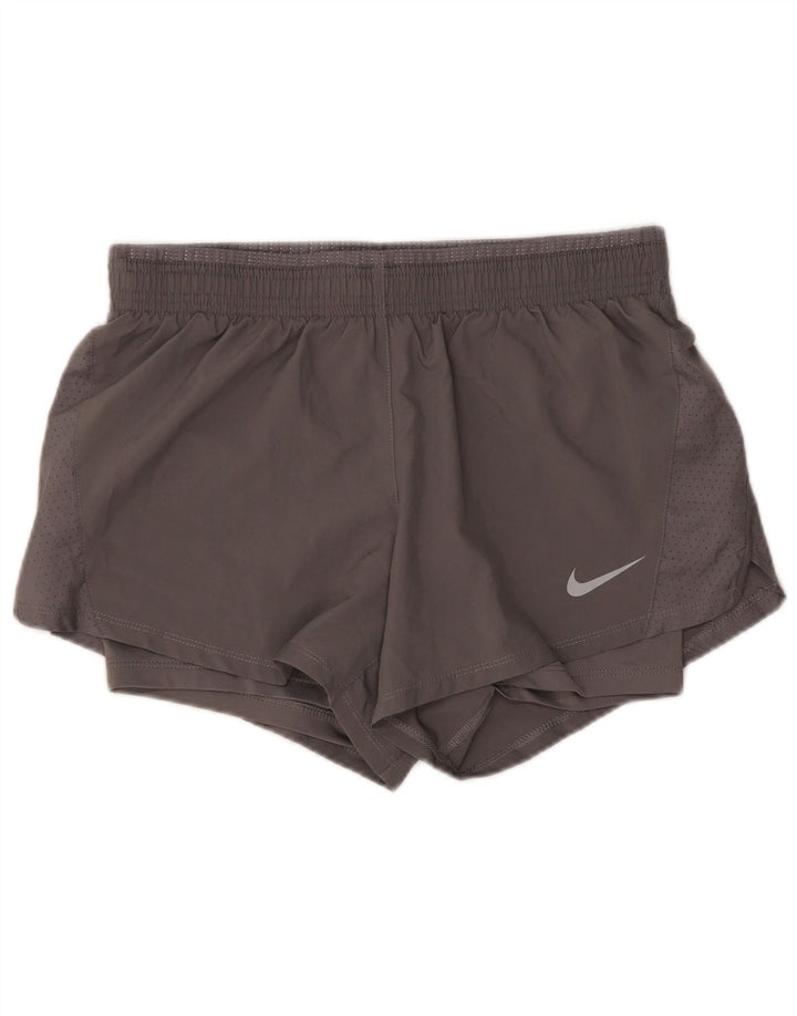 Γυναικείο αθλητικό σορτς Nike Dri Fit UK 10 Small Grey