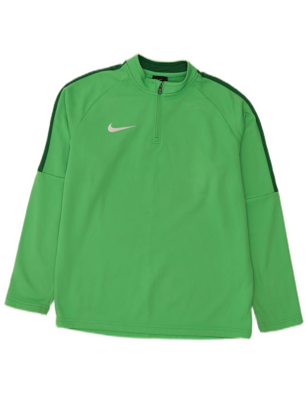 Nike Boys Dri Fit πουλόβερ αθλητική φόρμα 12-13 ετών Large Green