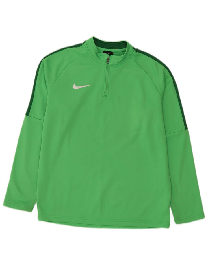 Nike Boys Dri Fit πουλόβερ αθλητική φόρμα 12-13 ετών Large Green