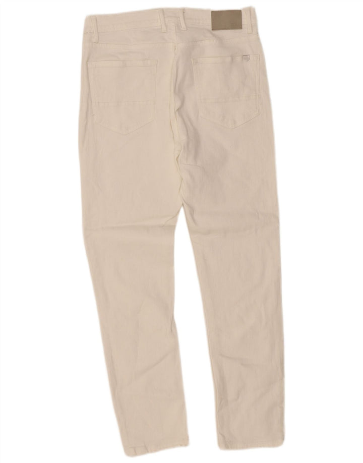 Zara Ανδρικό Slim Jeans EU 42 Large W32 L29 Λευκό