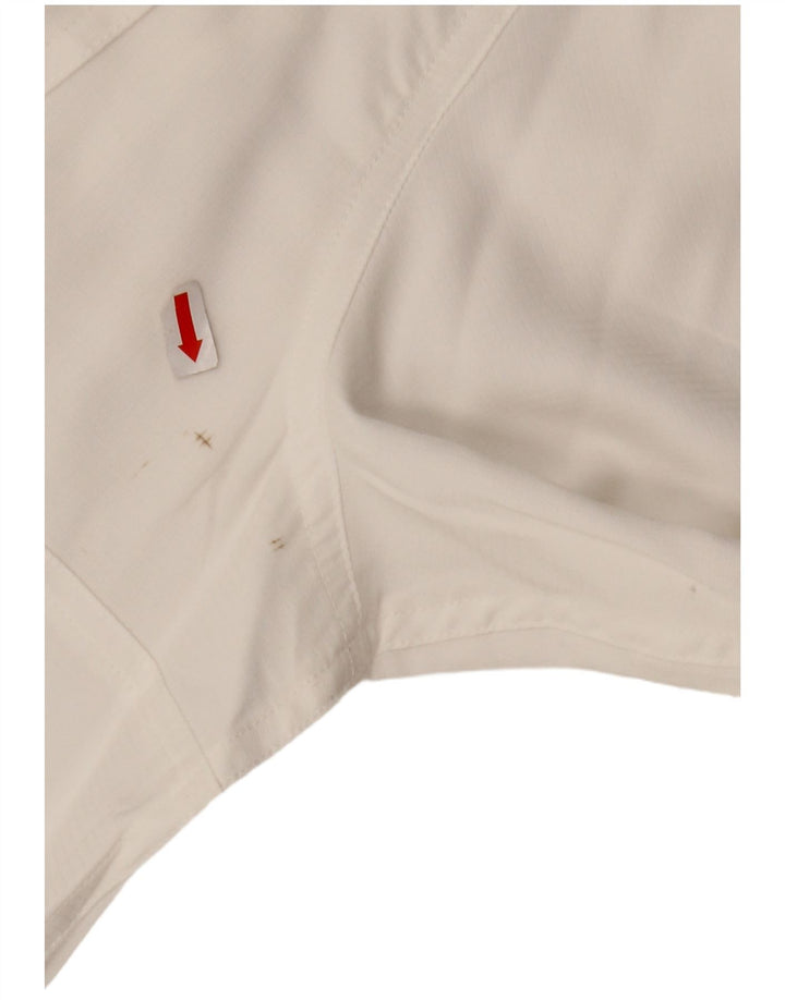 EDDIE BAUER Ανδρικό κοντομάνικο πουκάμισο XL λευκό πολυεστέρα