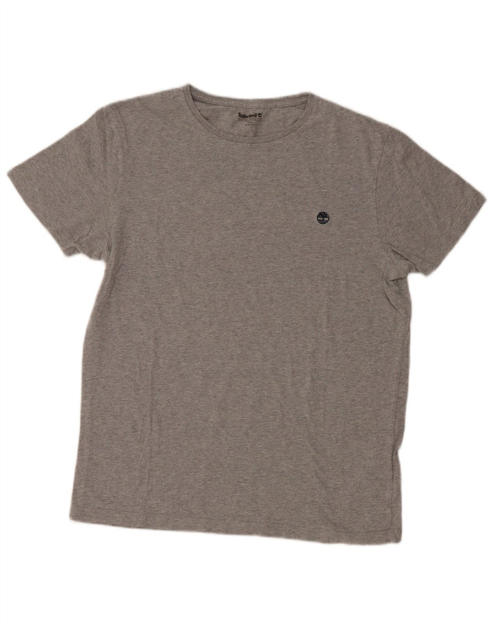 Ανδρικό T-shirt Timberland Slim Fit Top Μεσαίο γκρι βαμβακερό