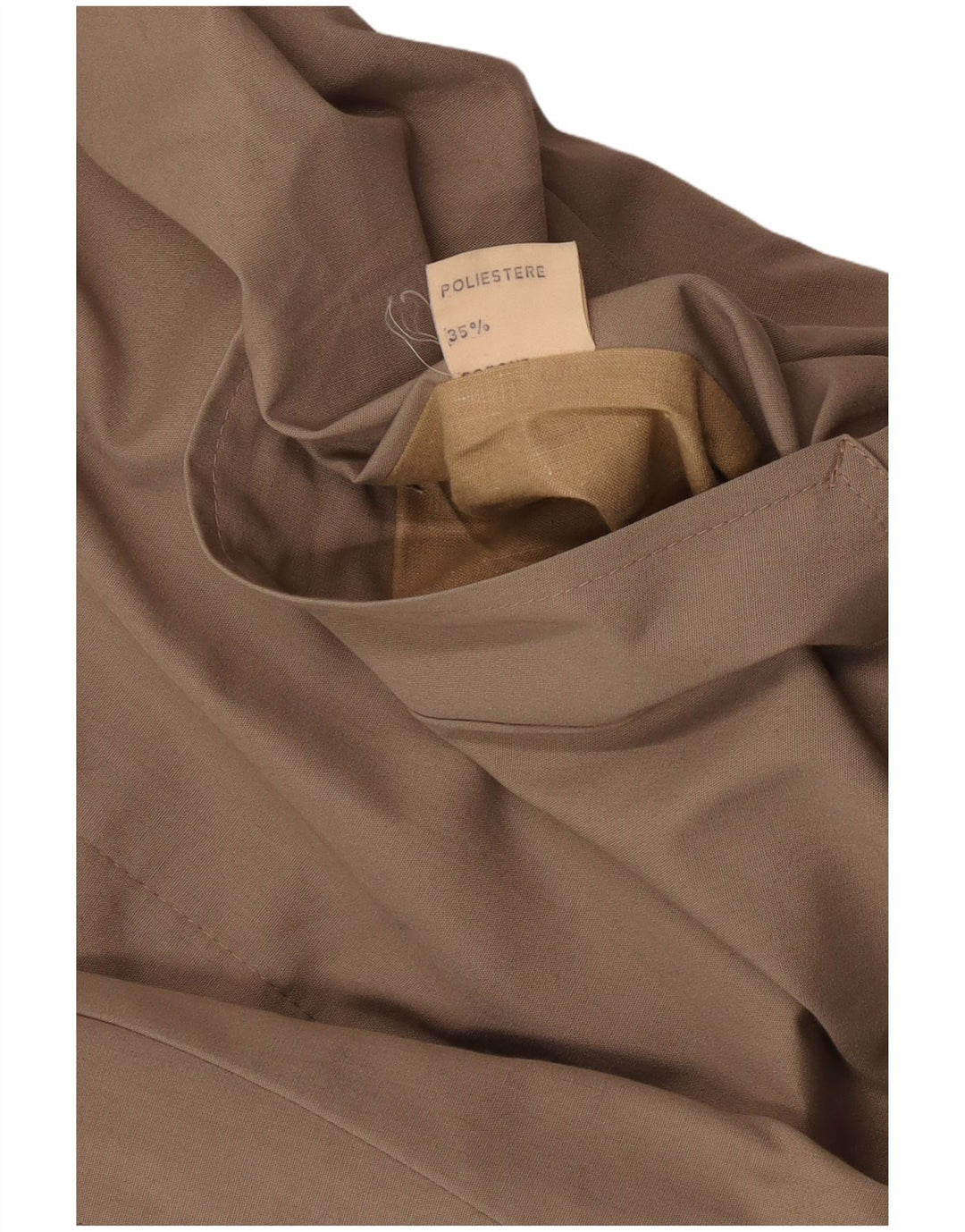 Vintage Ανδρικό αναστρέψιμο πανωφόρι UK 40 Large Beige Check Polyester