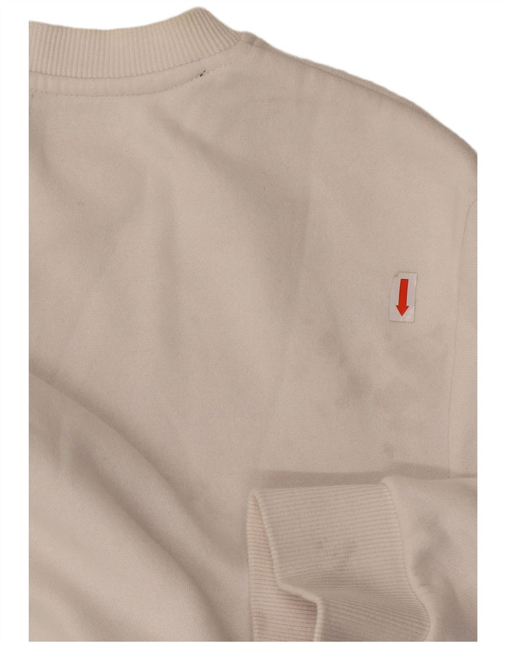 TOMMY HILFIGER Γυναικείο γραφικό φόρεμα UK 16 Large White Colourblock