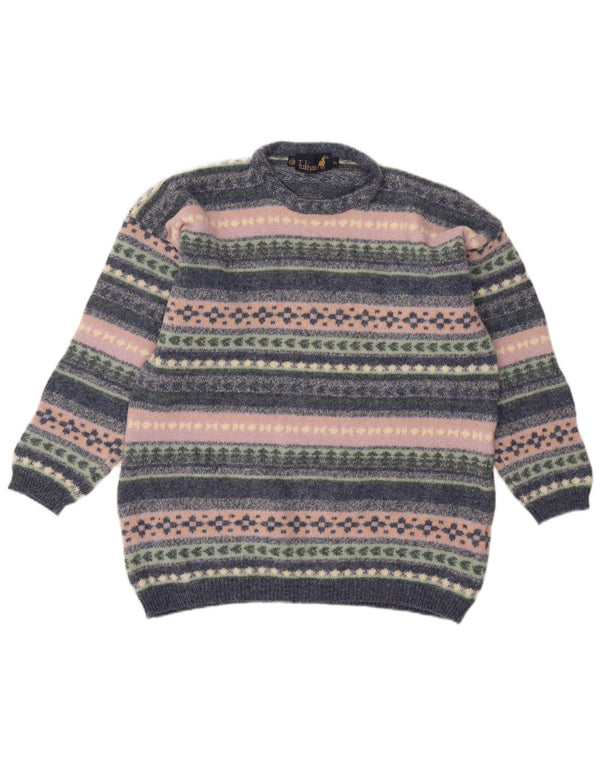 Γυναικείο πουλόβερ Tulchan Crew Neck Jumper UK 18 XL Πολύχρωμο Fair Isle