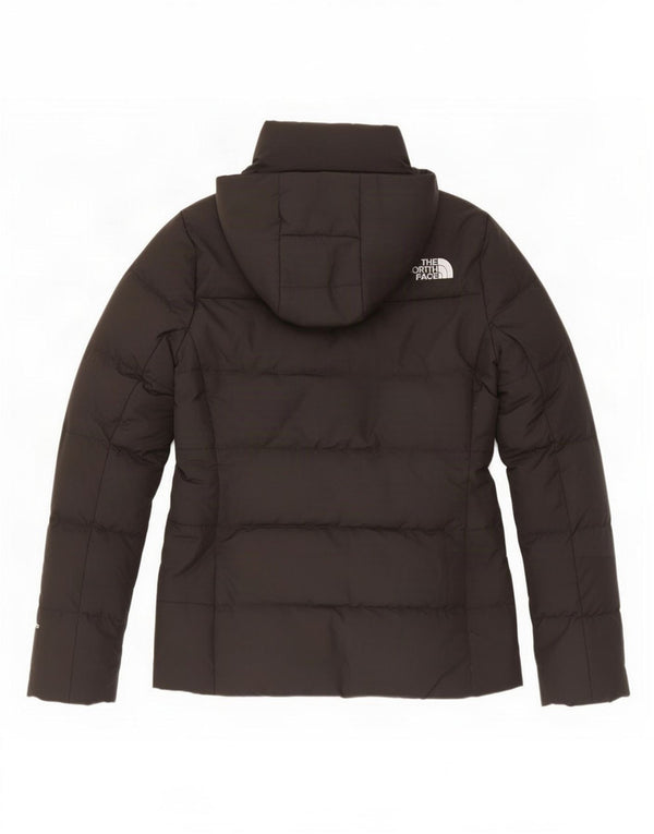 Το North Face γυναικείο μπουφάν με κουκούλα UK 6 XS μαύρο πολυεστέρα