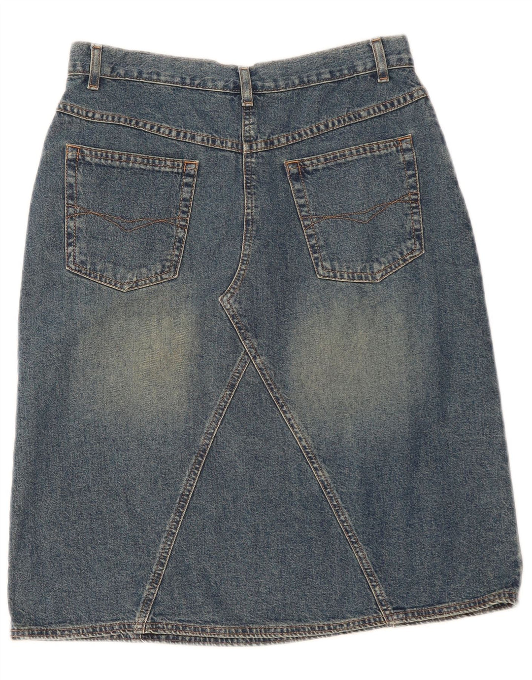 Marks & Spencer Γυναικεία τζιν φούστα UK 14 Medium W30 Μπλε βαμβακερή
