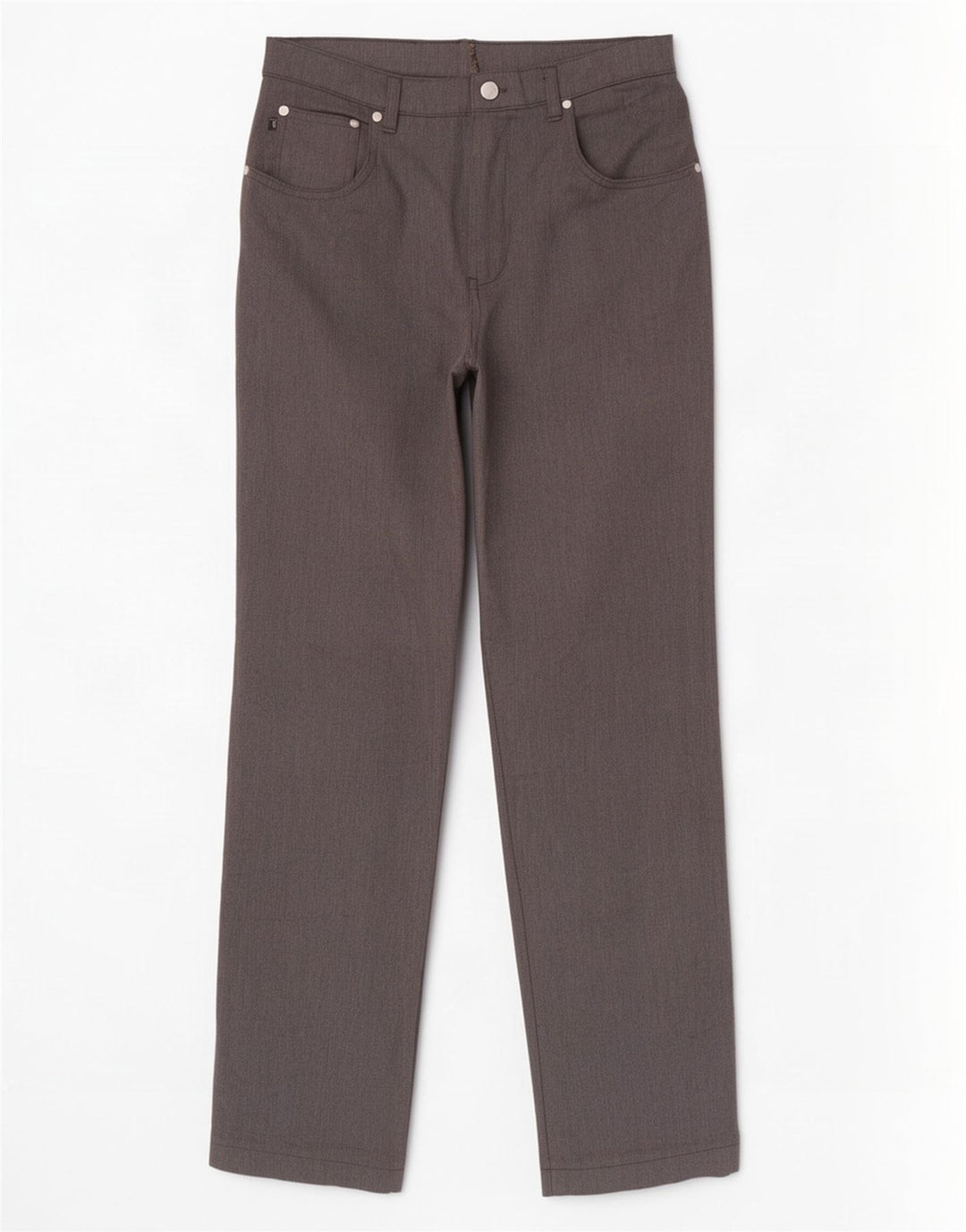 Ανδρικό ίσιο casual παντελόνι Trussardi W35 L32 Grey Polyester