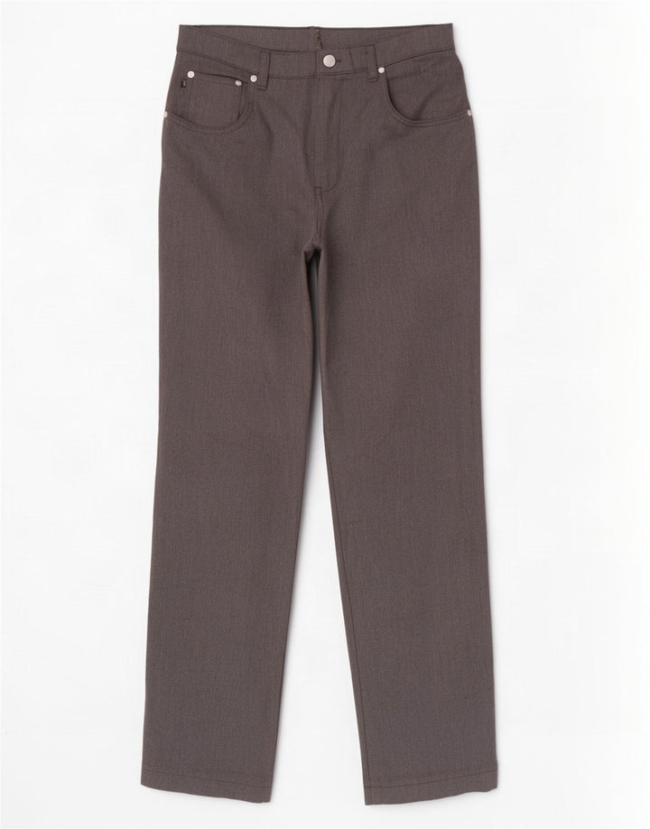 Ανδρικό ίσιο casual παντελόνι Trussardi W35 L32 Grey Polyester