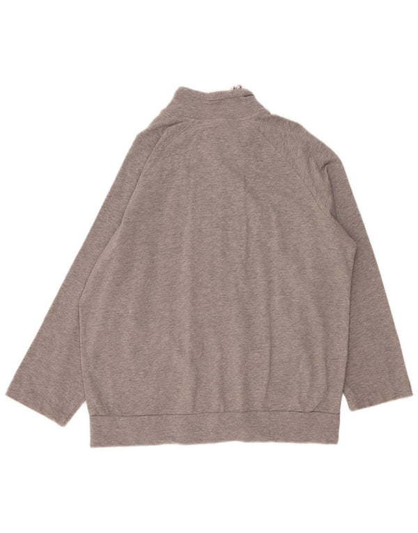 Ellesse Γυναικεία φόρμα γραφικής φόρμας Top Jacket UK 20 2XL Γκρι φλοράλ βαμβακερό