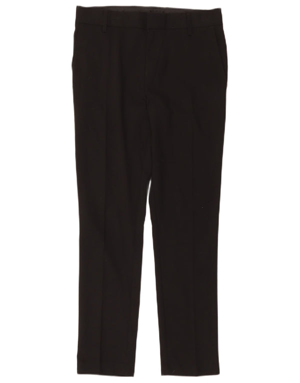 Marks & Spencer Boys Slim Suit Παντελόνι 12-13 ετών W32 L27 Μαύρο πολυεστέρα